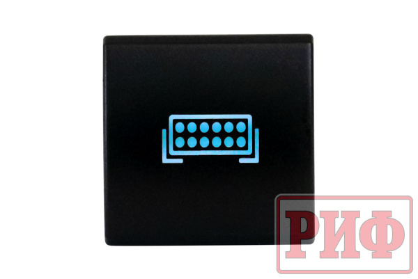 Кнопка ВКЛ/ВЫКЛ, белый, FRONT LIGHTS TOYOTA 22x22