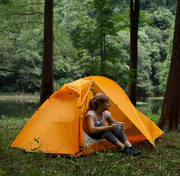 Палатка Naturehike Cycling Si 1-местная, алюминиевый каркас, сверхлегкая, янтарная