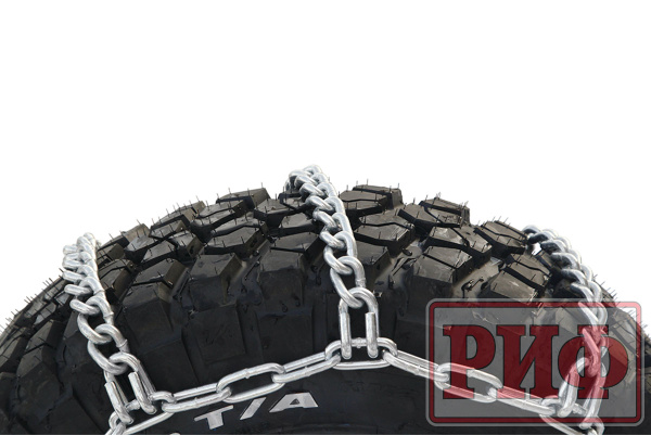 Цепи противоскольжения РИФ Вилочный погрузчик "лесенка" 30 мм, 8.15x15 (к-т 2 шт.)