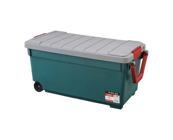 Ящик экспедиционный IRIS RV BOX 1000R, серо-зеленый, 160 литров 100x50x50 см.