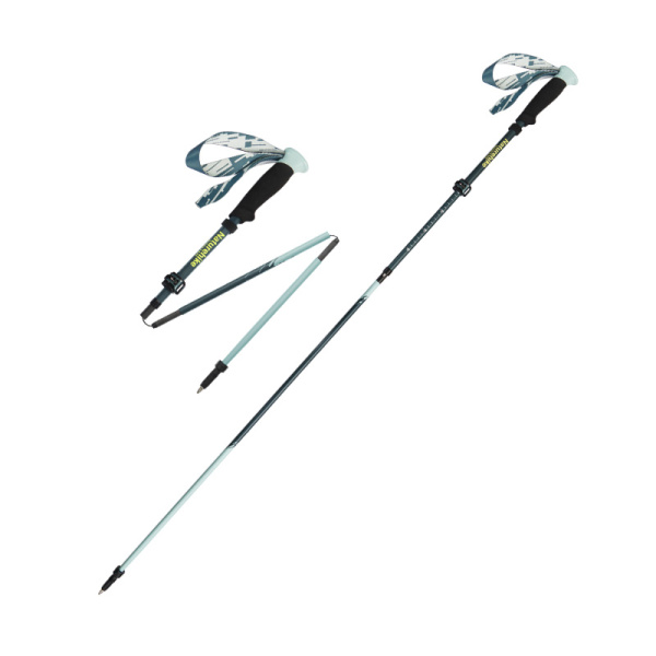 Палки треккинговые Naturehike Sunsia 3-EXT, 115-135 см,  карбон, 5-секционные, голубые, 2 шт