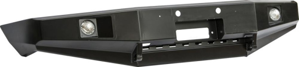 Бампер РИФ передний Nissan Navara D40 с доп. фарами без кенгурина до 2009 Бампер РИФ передний Nissan Navara D40 с доп. фарами без кенгурина до 2009