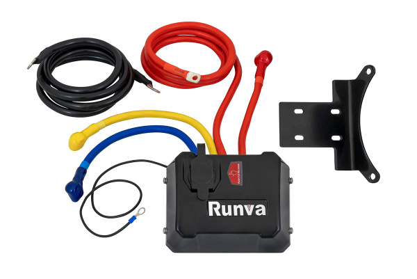 Лебёдка автомобильная электрическая 12V Runva EWB9500MAX-Q-SR 4350 кг MAX высокоскоростная, влагозащищенная, синтетический трос