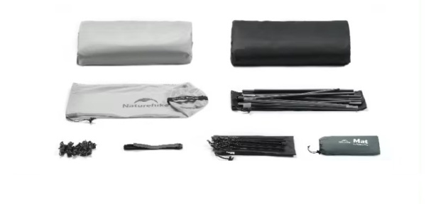 Палатка Naturehike Cloud Up UL Si 1-местная, алюминиевый каркас, серая