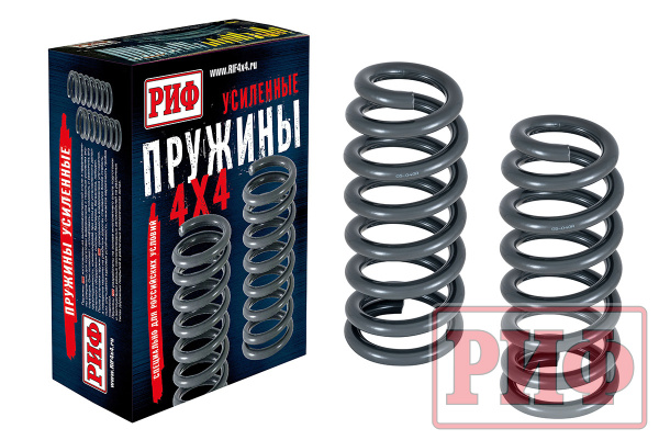 Пружины РИФ передние Mitsubishi Pajero III, IV 2000+ 0-50 кг дизель 3,2 лифт 20 мм бензин 40 мм лифт