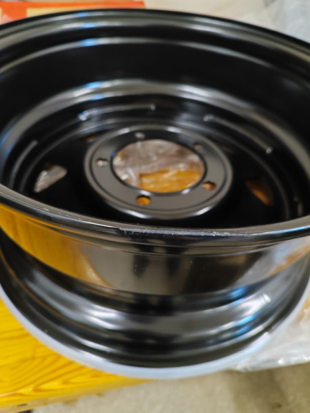 Диск усиленный УАЗ стальной черный 5x139,7 7xR16 d110 ET+15 (треугольник мелкий)