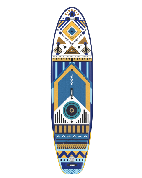 Сапборд надувной YASKA AMULET 335x88x15 см (этнический синий)