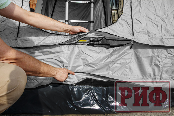 Тамбур к палатке РИФ Soft RT02-120, тент серый Тамбур к палатке РИФ Soft RT02-120, тент серый