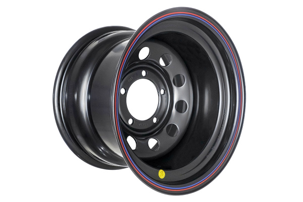 Диск УАЗ крашеный черный 5x139,7 10xR15 d110