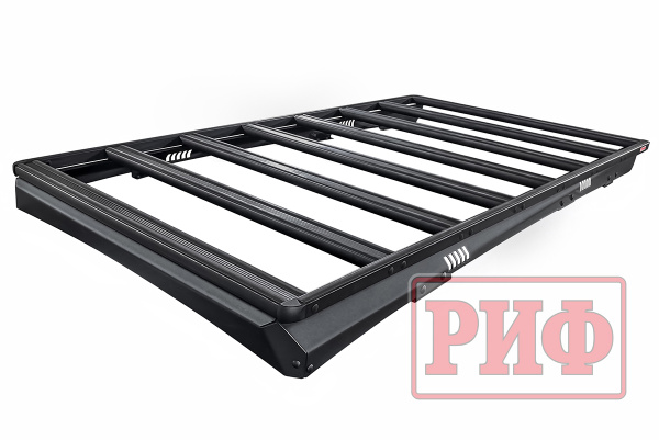 Багажник экспедиционный (платформа) алюминиевый РИФ 1150x2080 мм для Toyota Land Cruiser Prado 120 (с крепежом)