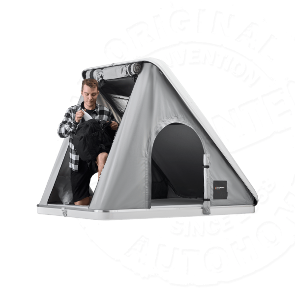 1 Палатка на крышу автомобиля AUTOHOME COLUMBUS VARIANT X-LARGE, тент серый, лестница 215 мм 1 Палатка на крышу автомобиля AUTOHOME COLUMBUS VARIANT X-LARGE, тент серый, лестница 215 мм