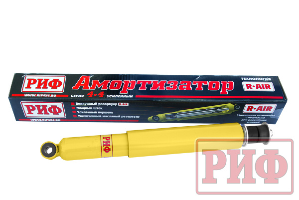 Амортизатор усиленный РИФ задний Ssang Yong Rexton 1 штатный и лифт 0-30 мм