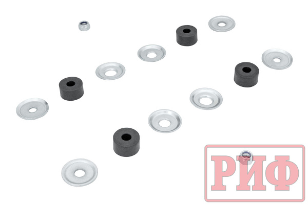 Амортизатор усиленный РИФ передний газовый Nissan Patrol Y60/Y61 Toyota Land Cruiser 71, 76, 78 , 79 2007+ лифт 50 мм