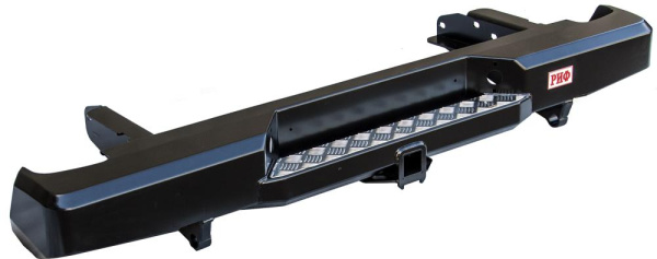 Бампер РИФ задний Nissan NP300 с фаркопом (кузов 1385 мм) до 2010