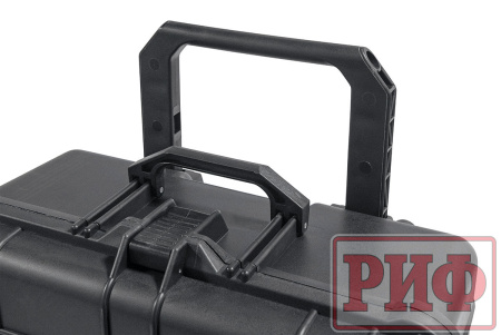 Кейс защитный ударопрочный РИФ 616х493х220 мм на колесах с телескопической ручкой IP55