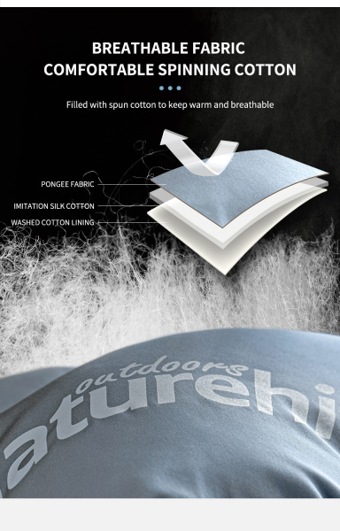 2.Мешок спальный Naturehike Envelope Down L350, (190+30)х75 см, (правый) (ТК: +3°C), (голубой)