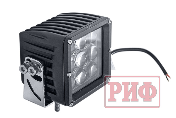 Фара светодиодная дальнего света РИФ 99 мм 27W