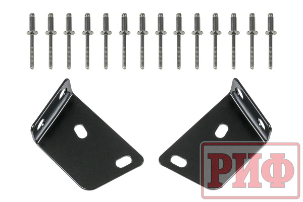 Пороги РИФ силовые Toyota Land Cruiser Prado 150 (чёрные)