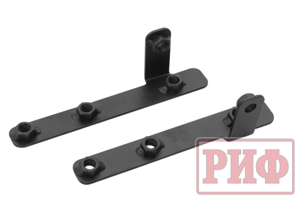 Бампер РИФ силовой задний Jeep Wrangler JK 2007-2018 с квадратом под фаркоп и фонарями, стандарт