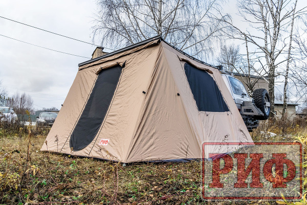 Стенки к автомобильной маркизе РИФ 3Х2.5 м Black Out