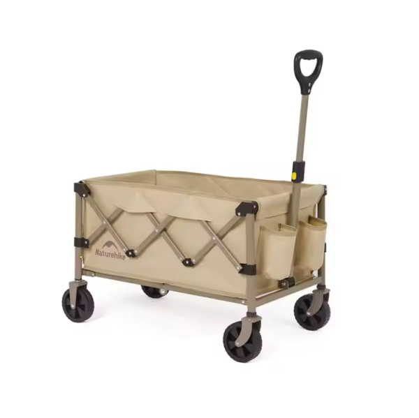 Тележка туристическая Naturehike Light 80х43х70/94 см, 110 л, коричневая