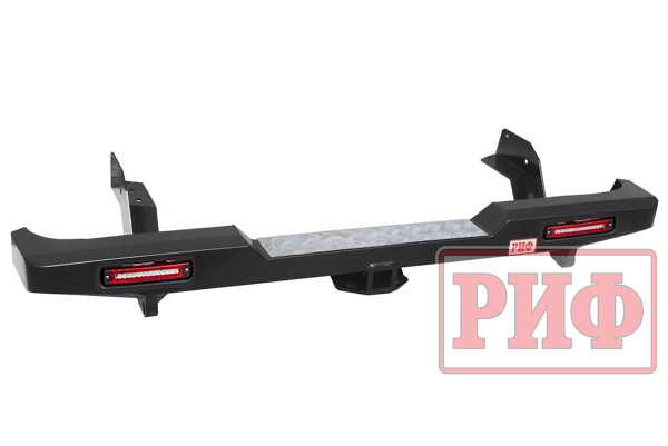 Бампер РИФ задний Ford Ranger T6 с фаркопом и фонарями