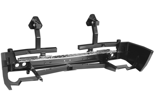Бампер РИФ задний с квадратом под фаркоп, 2-мя калитками и фонарями Nissan Patrol Y61 2004+ Бампер РИФ задний с квадратом под фаркоп, 2-мя калитками и фонарями Nissan Patrol Y61 2004+