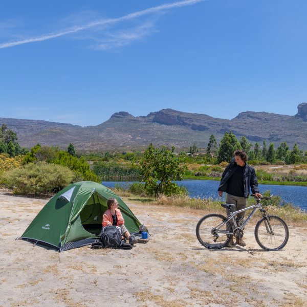 Палатка Naturehike Bleik Series 3-местная, тип А, алюминиевый каркас, зеленая