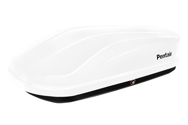 Бокс автомобильный на крышу Pentair PYTHON 360L белый глянец, двусторонний (уценка)