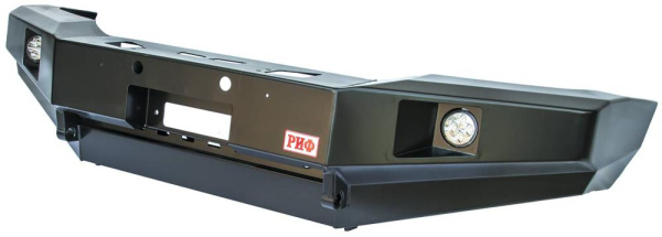 Бампер РИФ передний Nissan Patrol Y61 2004- c доп. фарами без кенгурина Бампер РИФ передний Nissan Patrol Y61 2004- c доп. фарами без кенгурина