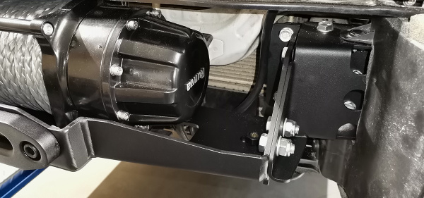 Площадка РИФ под лебёдку в штатный бампер Haval H9 2024+