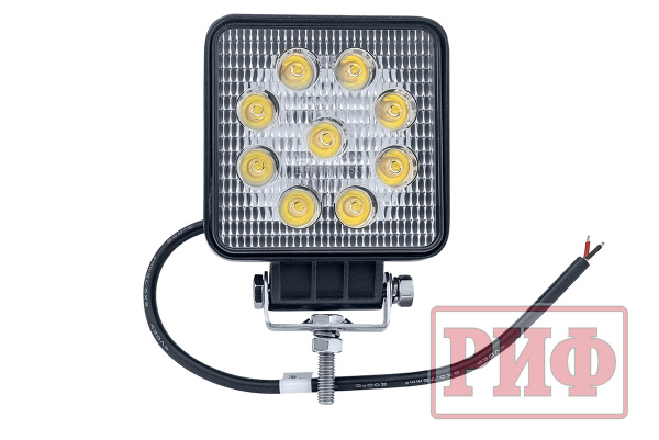Фара светодиодная рабочего света РИФ 107 мм 27W