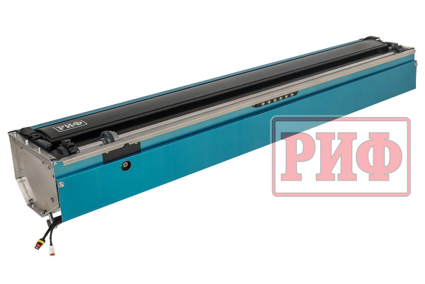 Крышка кузова РИФ для Huanghai N7, роллета раздвижная с электроприводом, 1778x1673 мм, алюминиевая, черная
