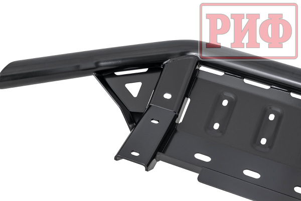 Бампер РИФ силовой передний Toyota Land Cruiser Prado 150 2017+ c защитой радиатора