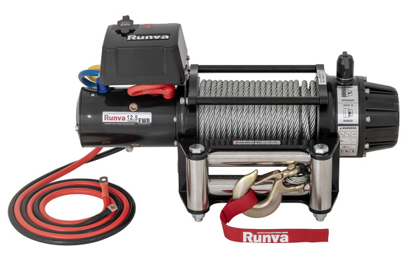 Лебёдка электрическая 24V Runva 12500 lbs 5670 кг (влагозащищенная)
