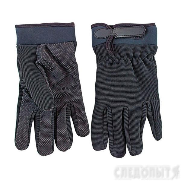 Перчатки туристические "СЛЕДОПЫТ", черные, размер XL