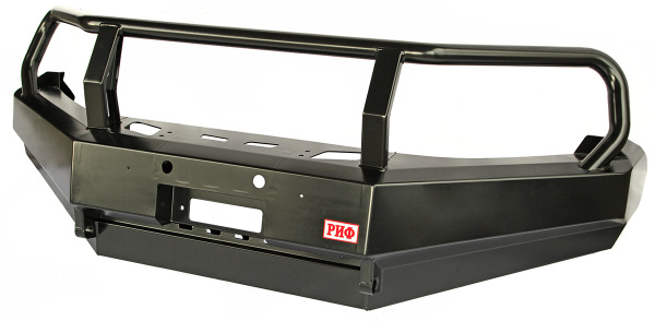 Бампер РИФ силовой передний VW Amarok с защитной дугой без доп. фар