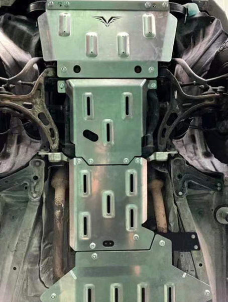 Защита Falcon радиатора, картера, РК, КПП для JEEP GRAND CHEROKEE WK2 2011-2019, алюминий, 8 мм