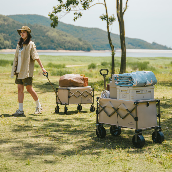 3 Тележка туристическая Naturehike 75х45,5х91 см, коричневая 3 Тележка туристическая Naturehike 75х45,5х91 см, коричневая