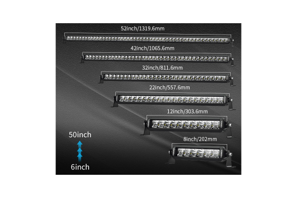 Фара комбинированного света AURORA 325 мм 50W LED