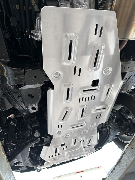 Защита Falcon радиатора, картера, РК, КПП для GWM TANK 400 (базовая версия), алюминий, 8 мм