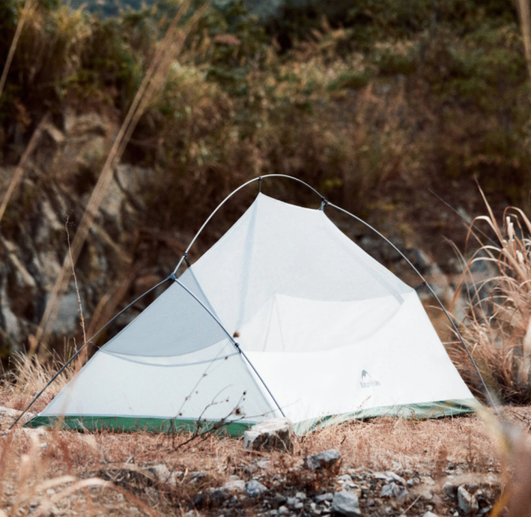 3 Палатка Naturehike Cloud Up 1-местная, алюминиевый каркас, сверхлегкая, зеленая