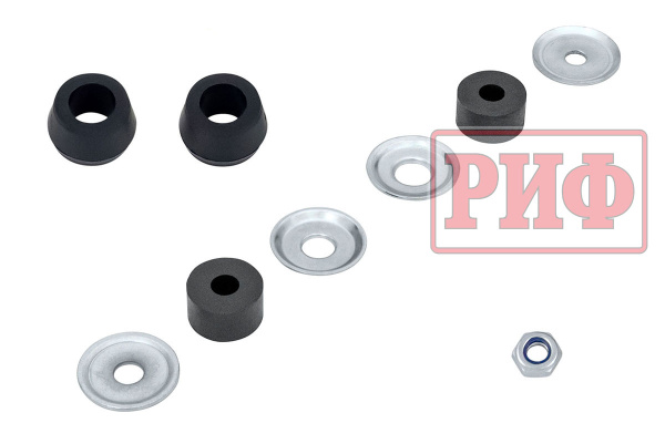 Амортизатор усиленный РИФ задний газовый Toyota Land Cruiser 80/105 лифт 50 мм