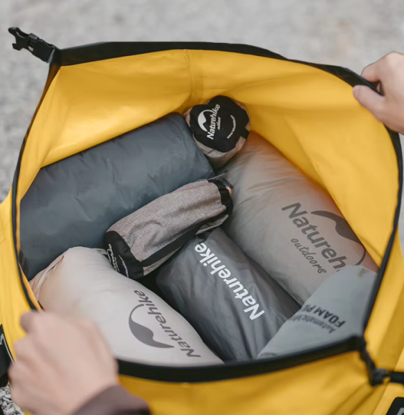 Гермосумка Naturehike 60 л ПВХ (желтая)