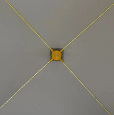 Палатка зимняя PREMIER Куб-3 желтый/серый