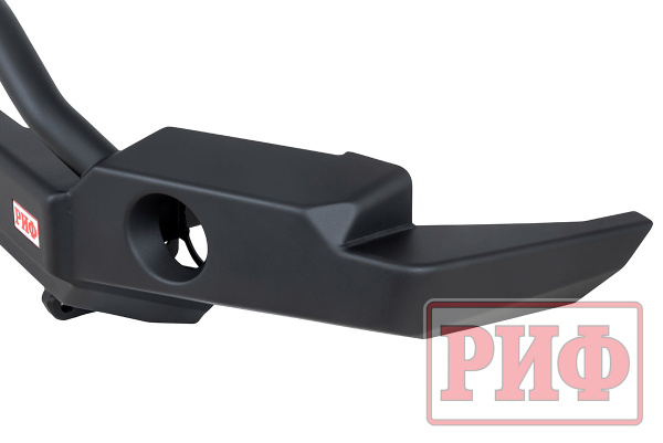 Бампер РИФ силовой передний для ГАЗ Соболь NN 4x4 под штатные фары, с центральной защитной дугой, стандарт