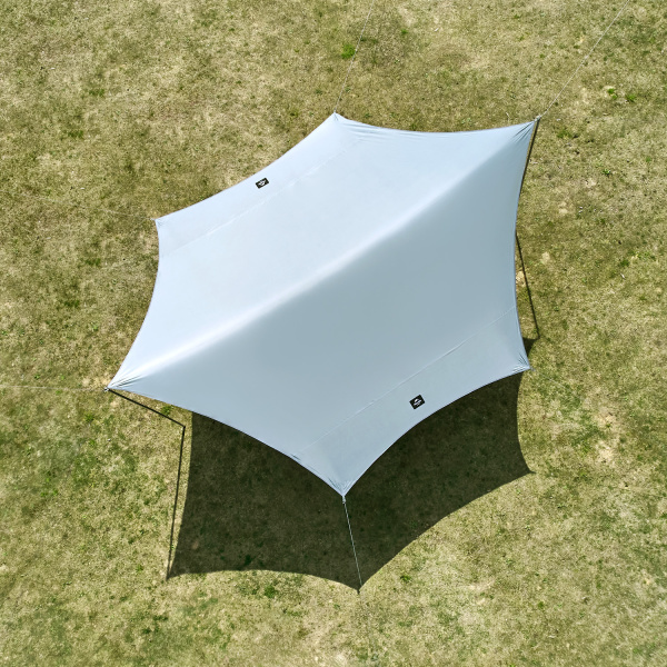 Тент кемпинговый Naturehike SHARK 5,2х4,2 м., зеленовато-серый