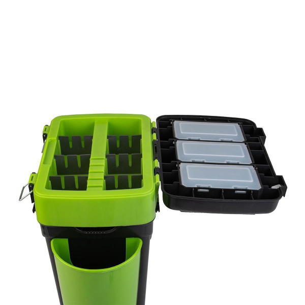 Ящик рыболовный зимний HELIOS FishBox (10л) зеленый