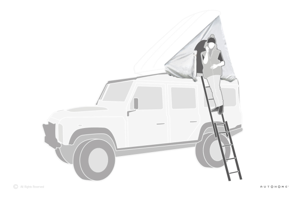 Тент внешний для автопалатки AUTOHOME COLUMBUS VARIANT MEDIUM GRAY X-LONG