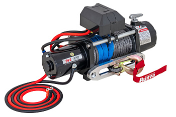Лебёдка автомобильная электрическая 12V Magnum 12000 lbs 5443 кг (синтетический трос)